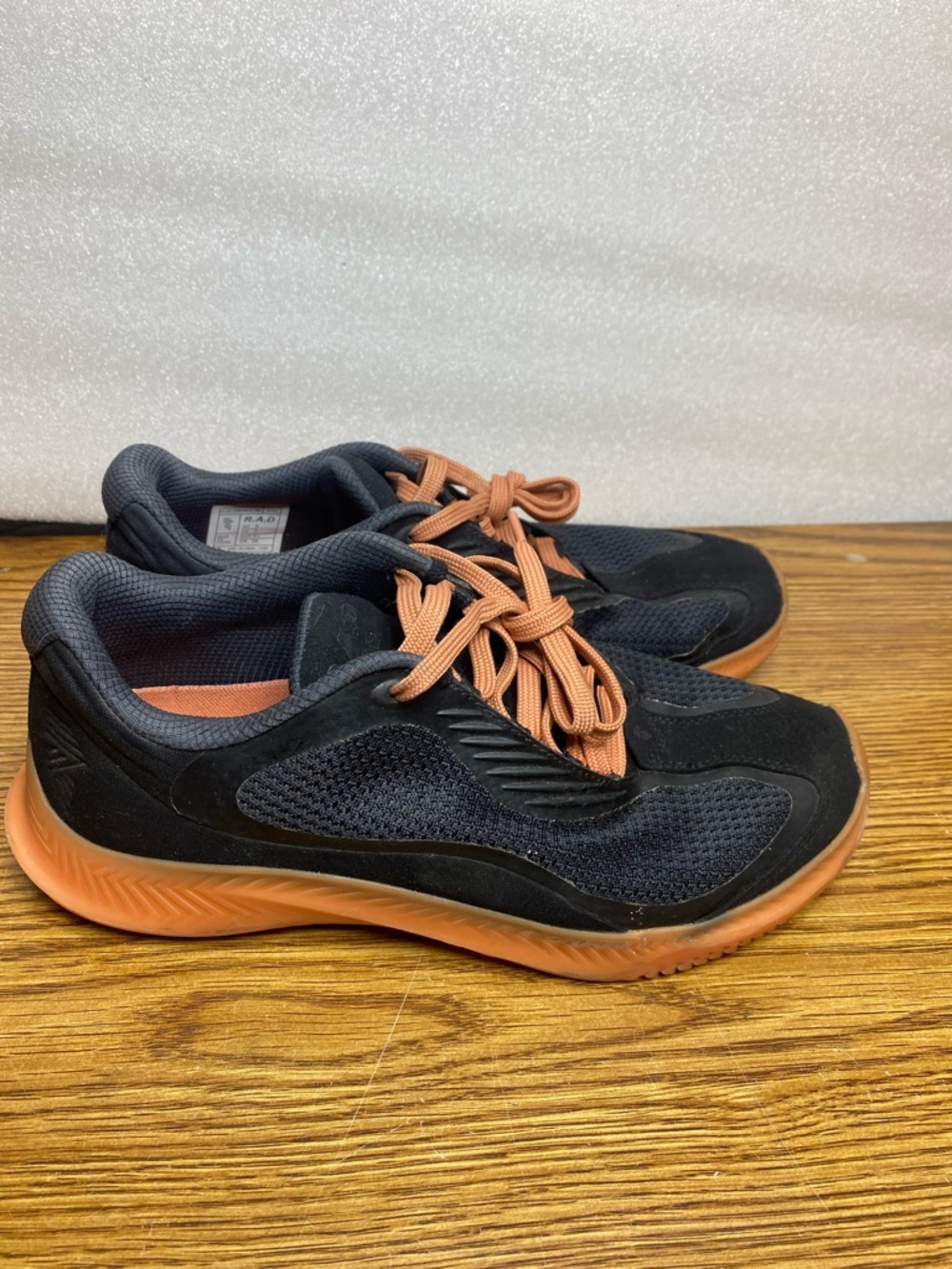 R.A.D ONE V2 Shoes Training Cross Fit Gym Workouts Sneakers Black Gum Men's Sz 8